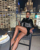 Rochie Michelle, Super-Soft Velvet, Elegant Black