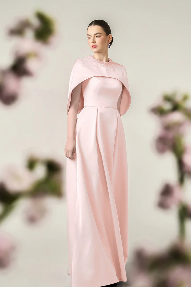 Rochie Pink Cristal Glow, High Qualify Taffeta