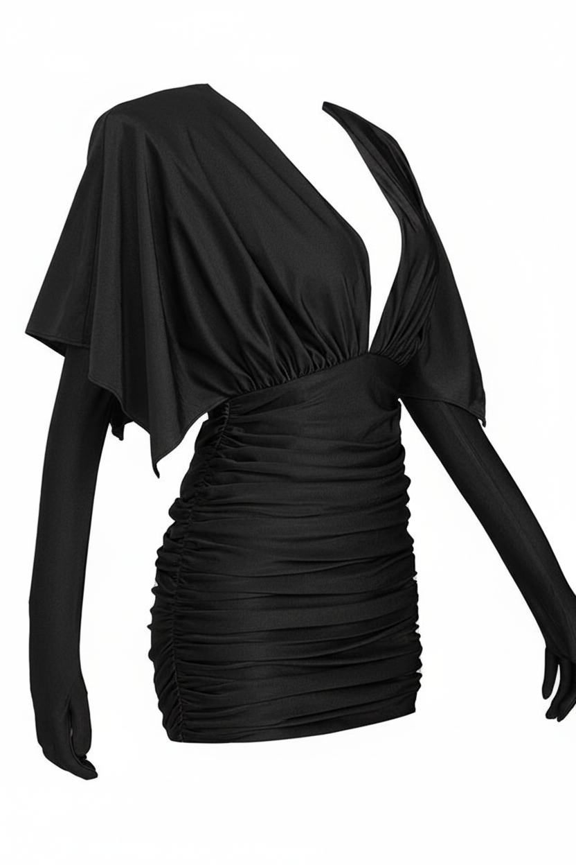 Rochia Vivienne, Quality Lycra Fabric, Brilliant Green