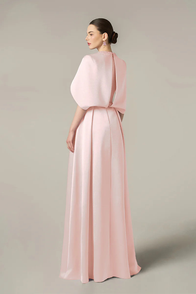 Rochie Pink Cristal Glow, High Qualify Taffeta