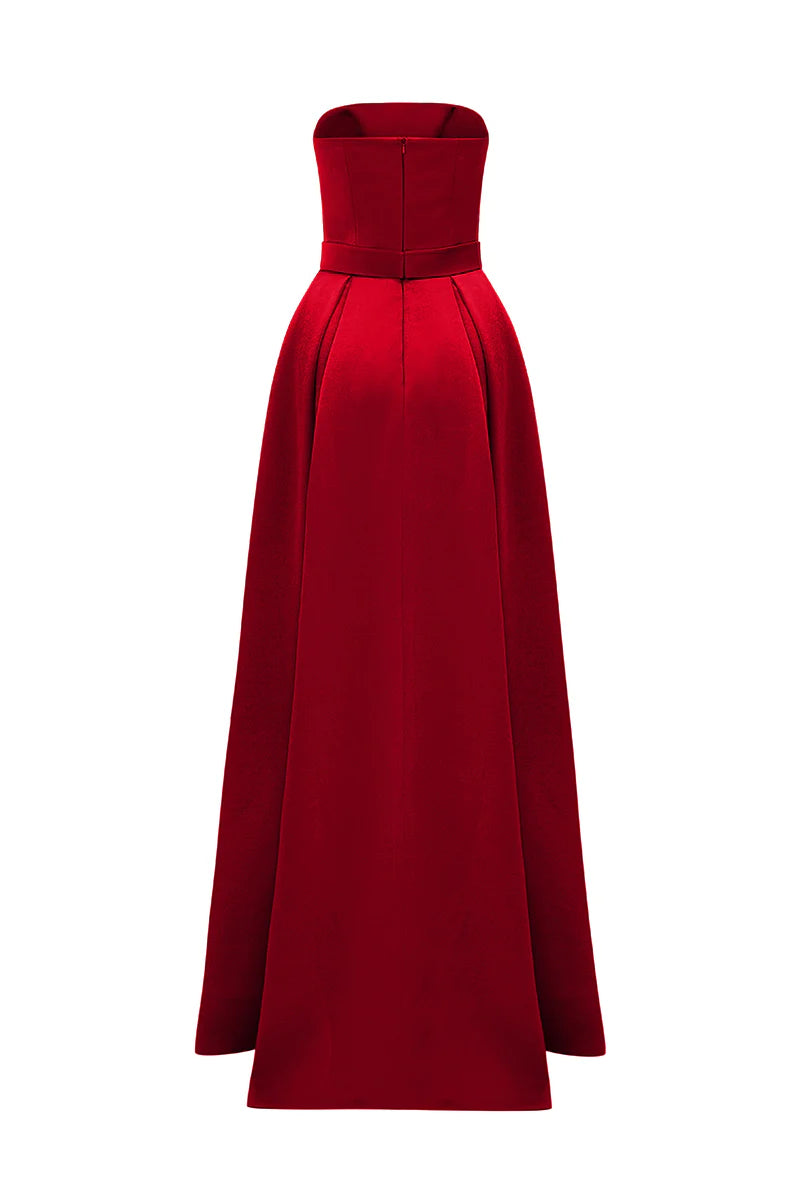 Rochie Red Secret Bloom, High Quality Taffeta