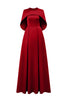 Rochie Red Cristal Glow, High Qualify Taffeta