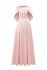 Rochie White Cristal Glow, High Qualify Taffeta