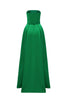 Rochie Green Secret Bloom, High Quality Taffeta