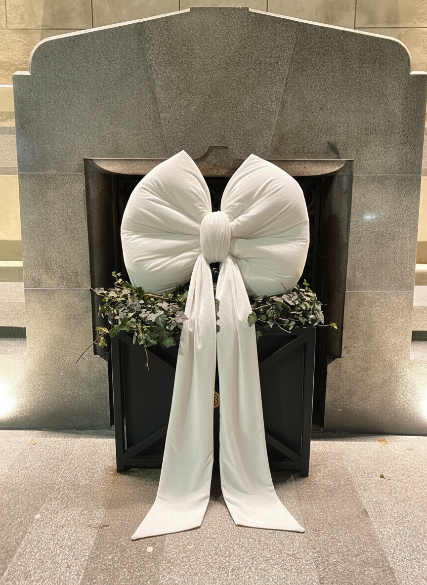 Funda Gigant din Catifea Roșie pe suport de burete