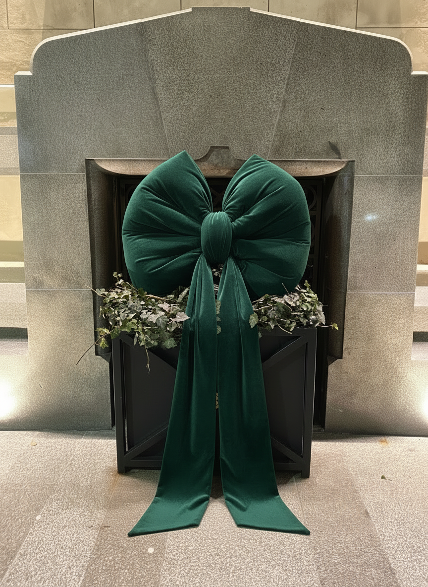 Funda Gigant din Catifea Roșie pe suport de burete