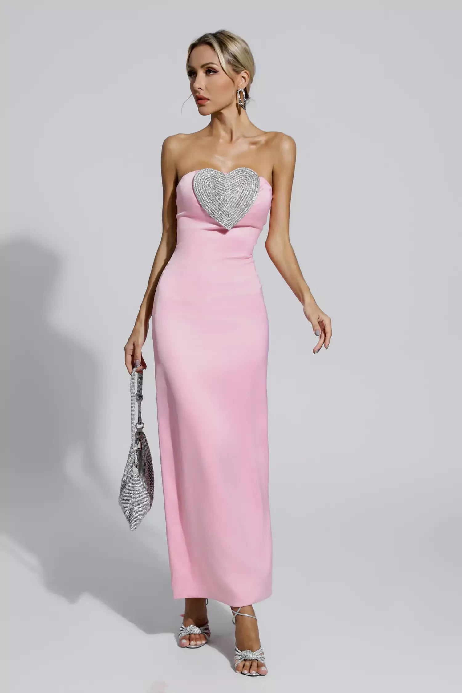 Rochie Deria, Premium Barbie Creppe Fabric