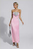 Rochie Deria, Premium Barbie Creppe Fabric
