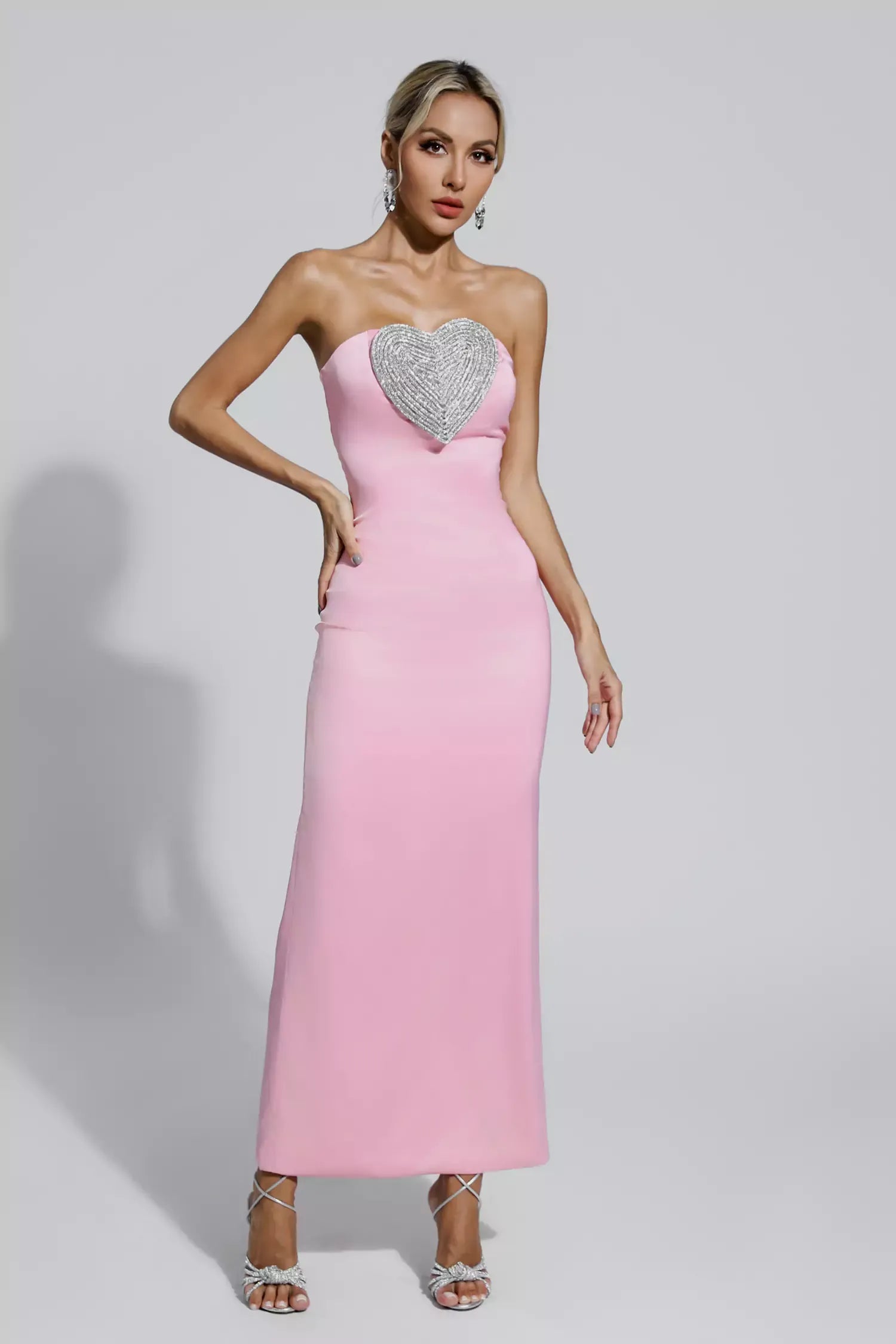 Rochie Deria, Premium Barbie Creppe Fabric