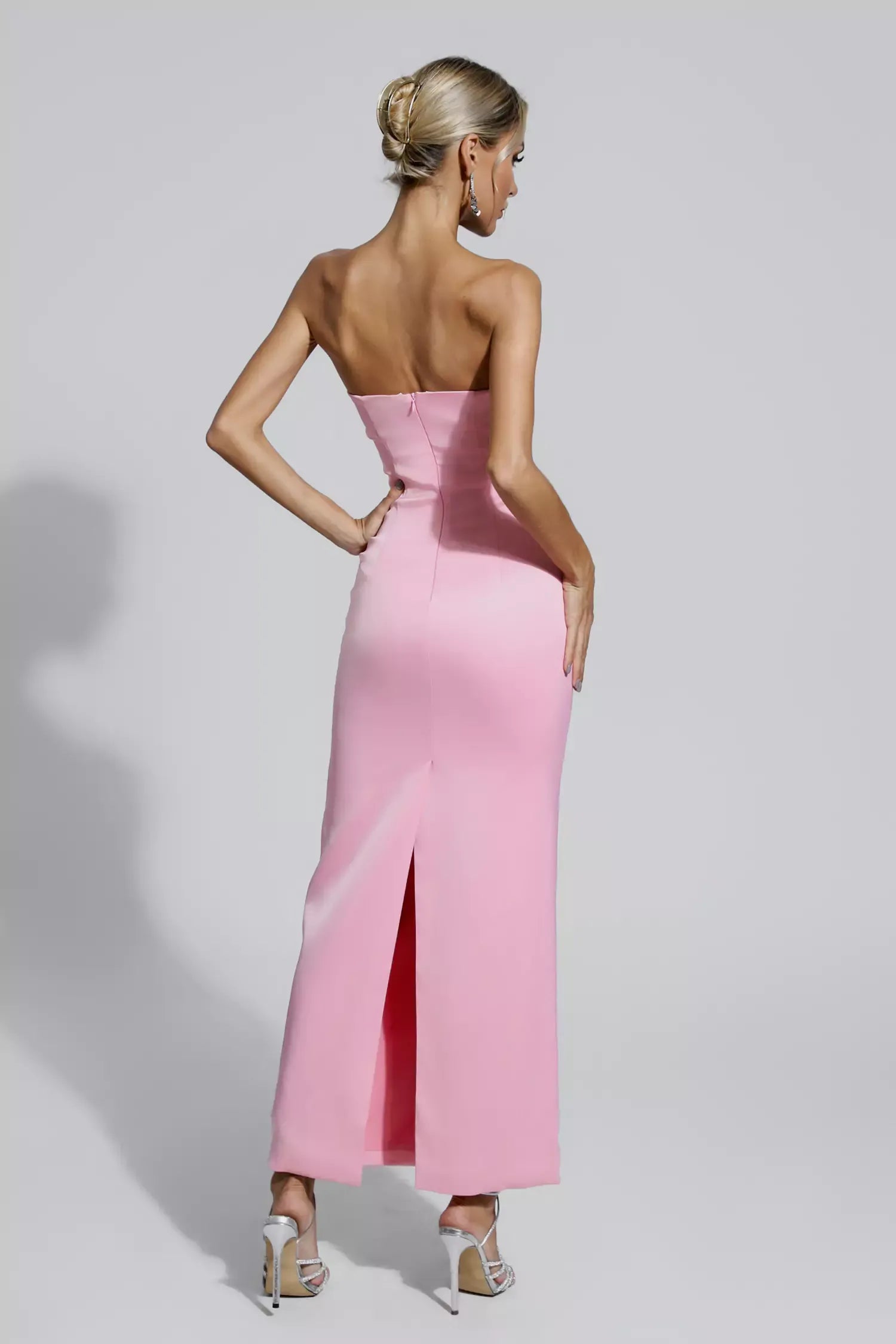 Rochie Deria, Premium Barbie Creppe Fabric