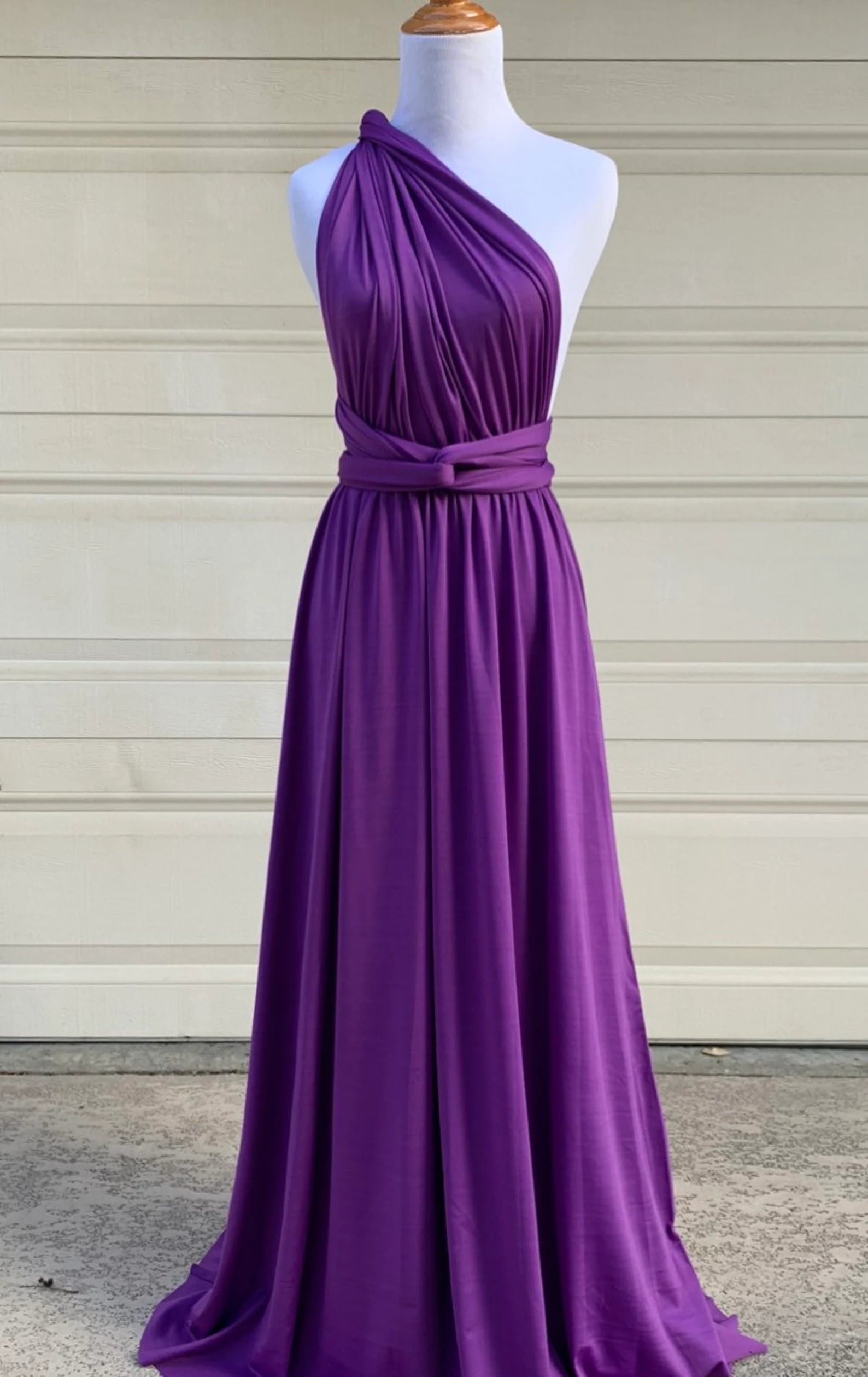 Rochie Lycra Domnisoare de Onoare, Mov Purpuriu