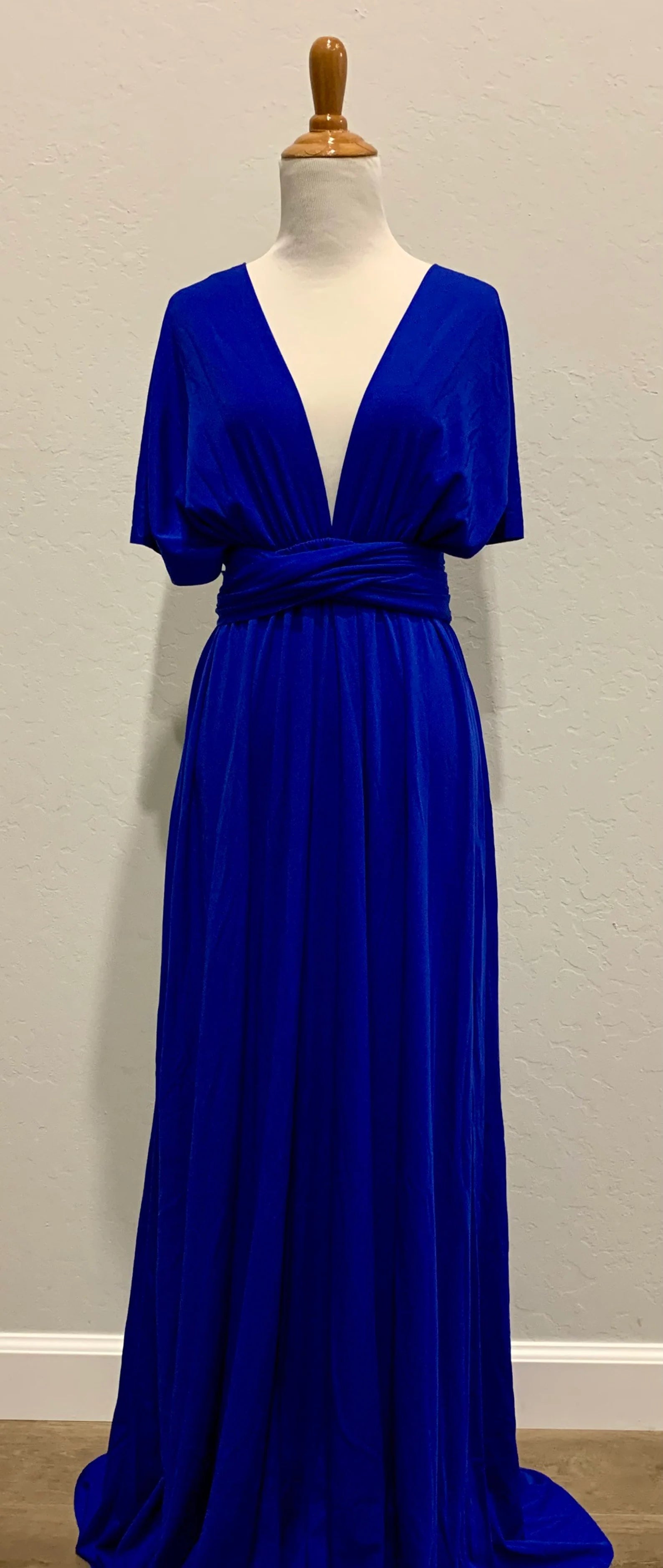 Rochie Lycra Domnisoare de Onoare, Albastru Electric