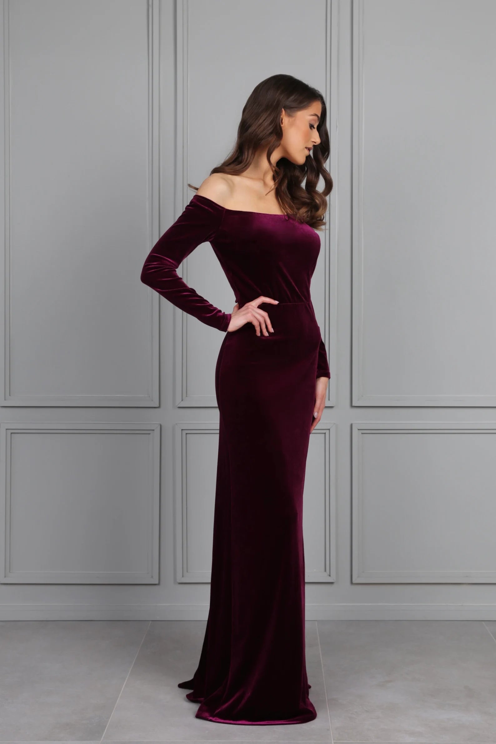 Rochie Rihanna, Super-Soft Velvet, Various Colors