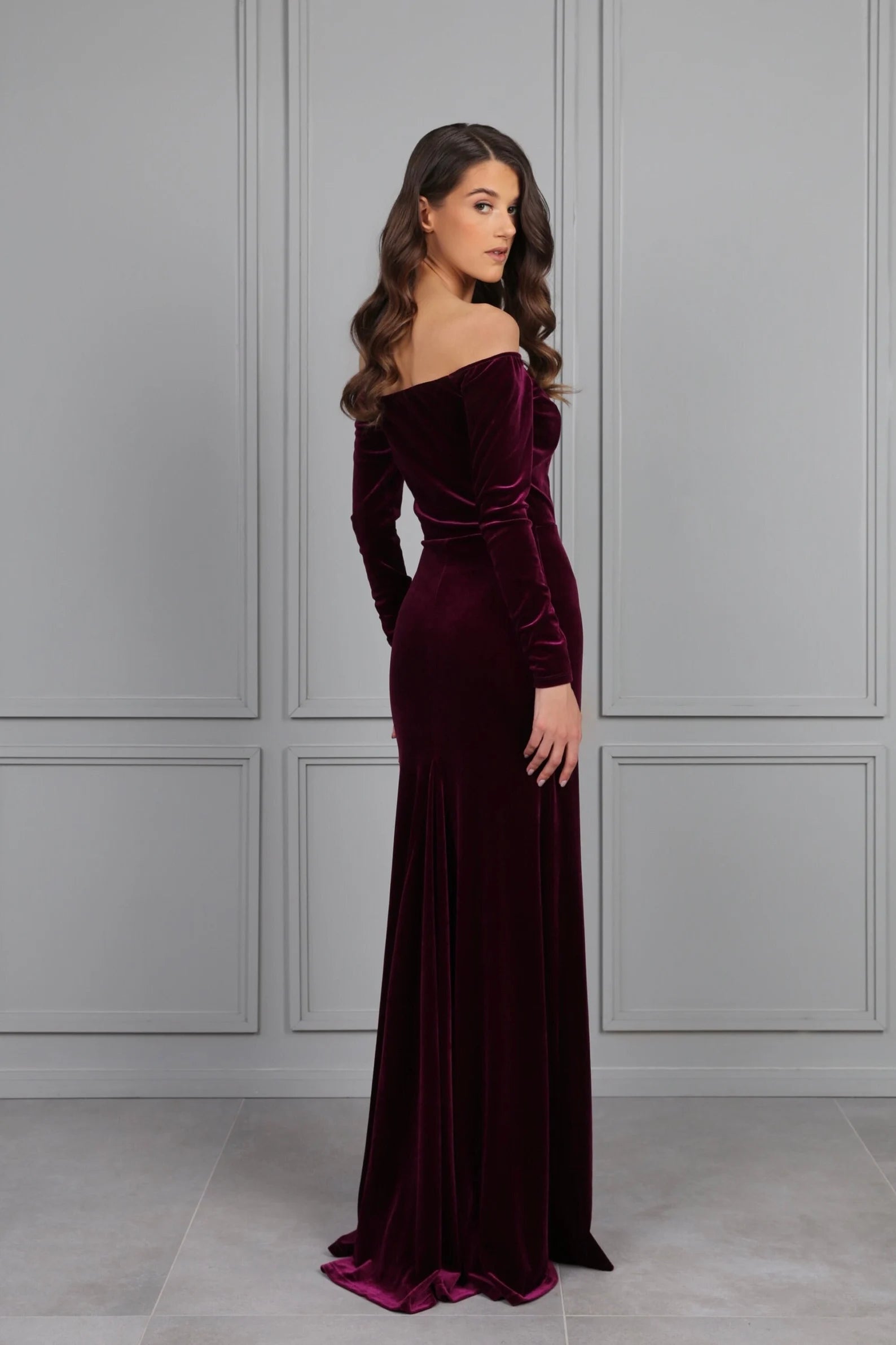 Rochie Rihanna, Super-Soft Velvet, Various Colors