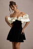 Liora Selene, Elastic Bodycon, Flutter-Shoulder