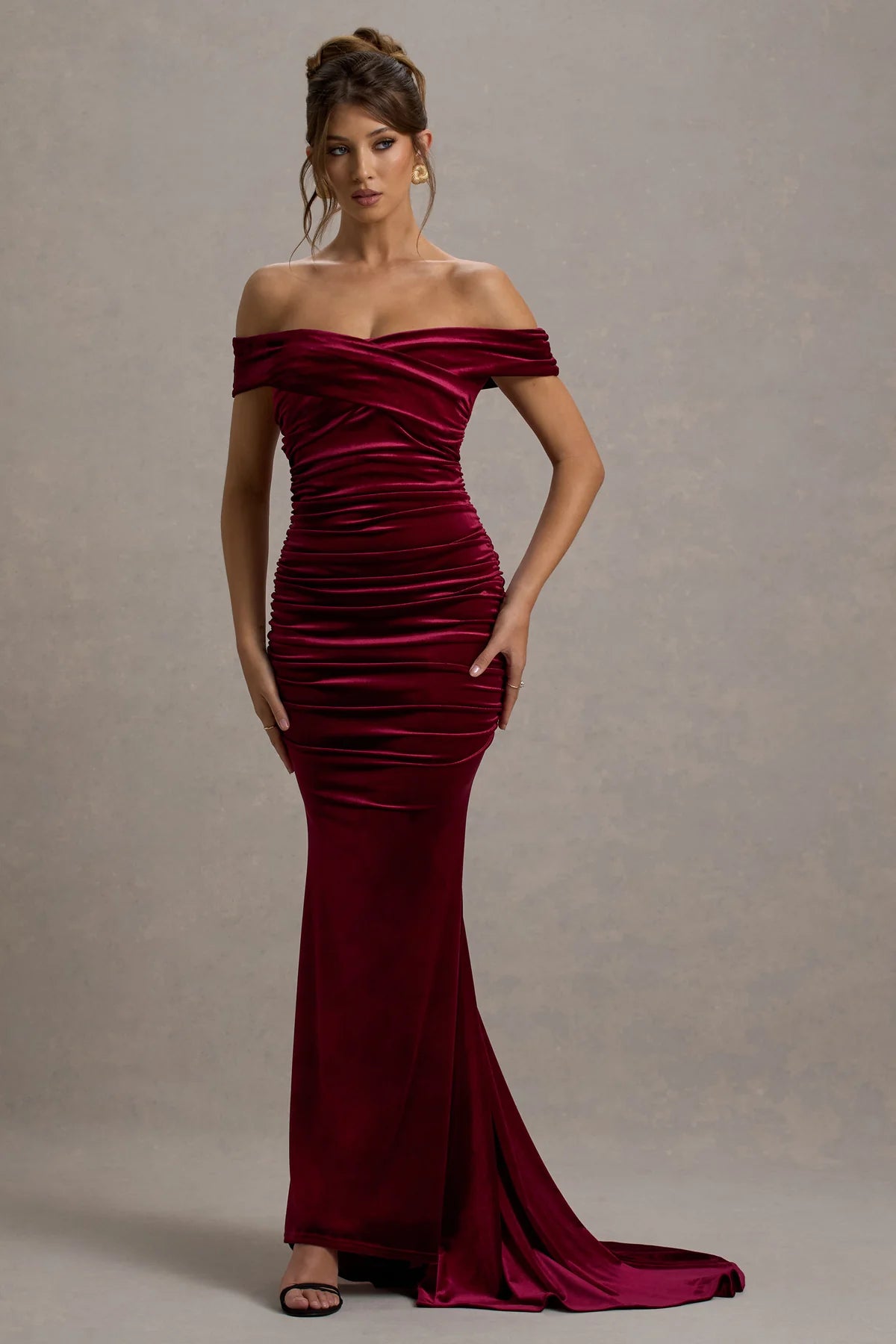 Rochie Allure din catifea, diverse nuante