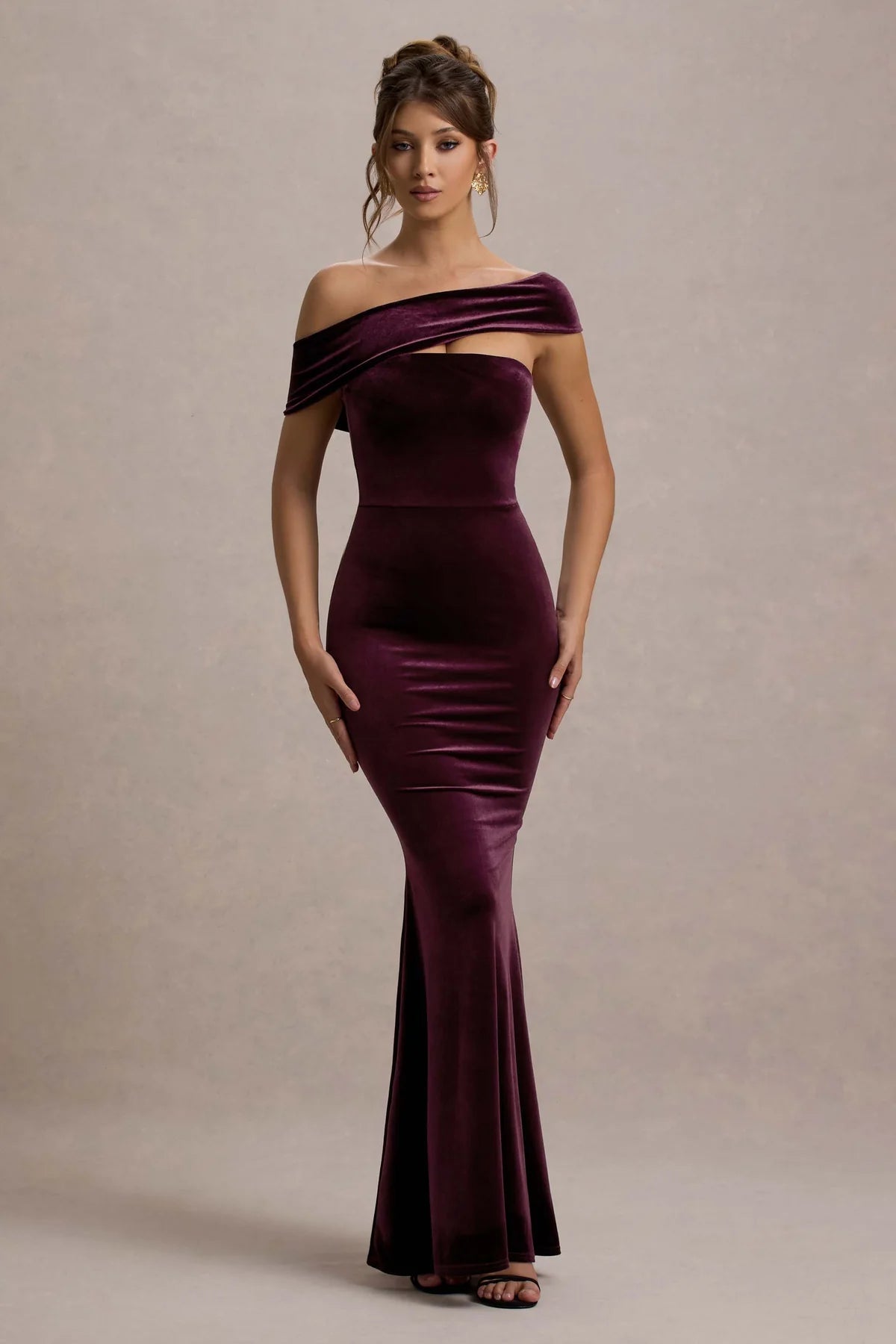 Rochie Velour Amethyst din Catifea