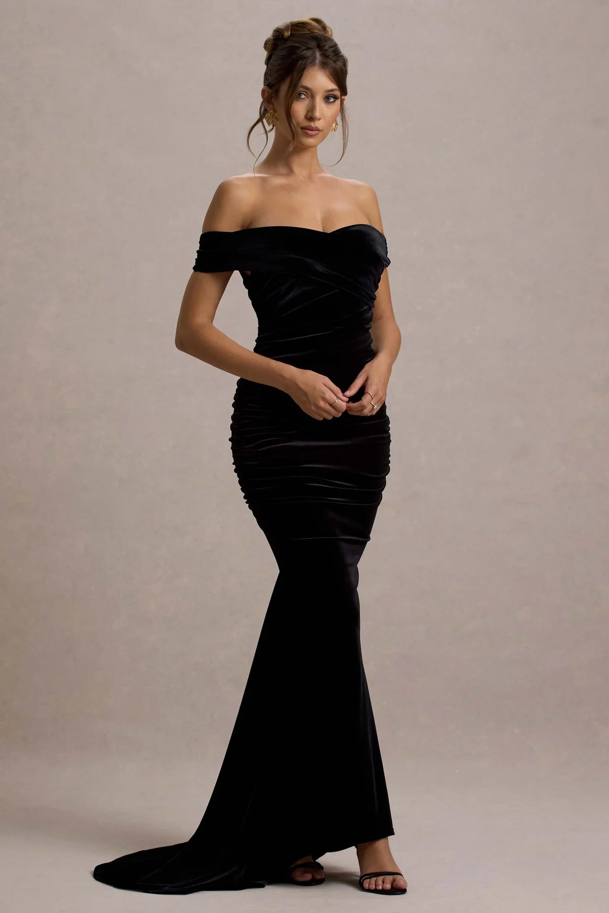 Rochie Allure din catifea, diverse nuante