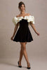 Liora Selene, Elastic Bodycon, Flutter-Shoulder