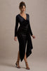 Rochie Isla Velvet, Draped Elegance