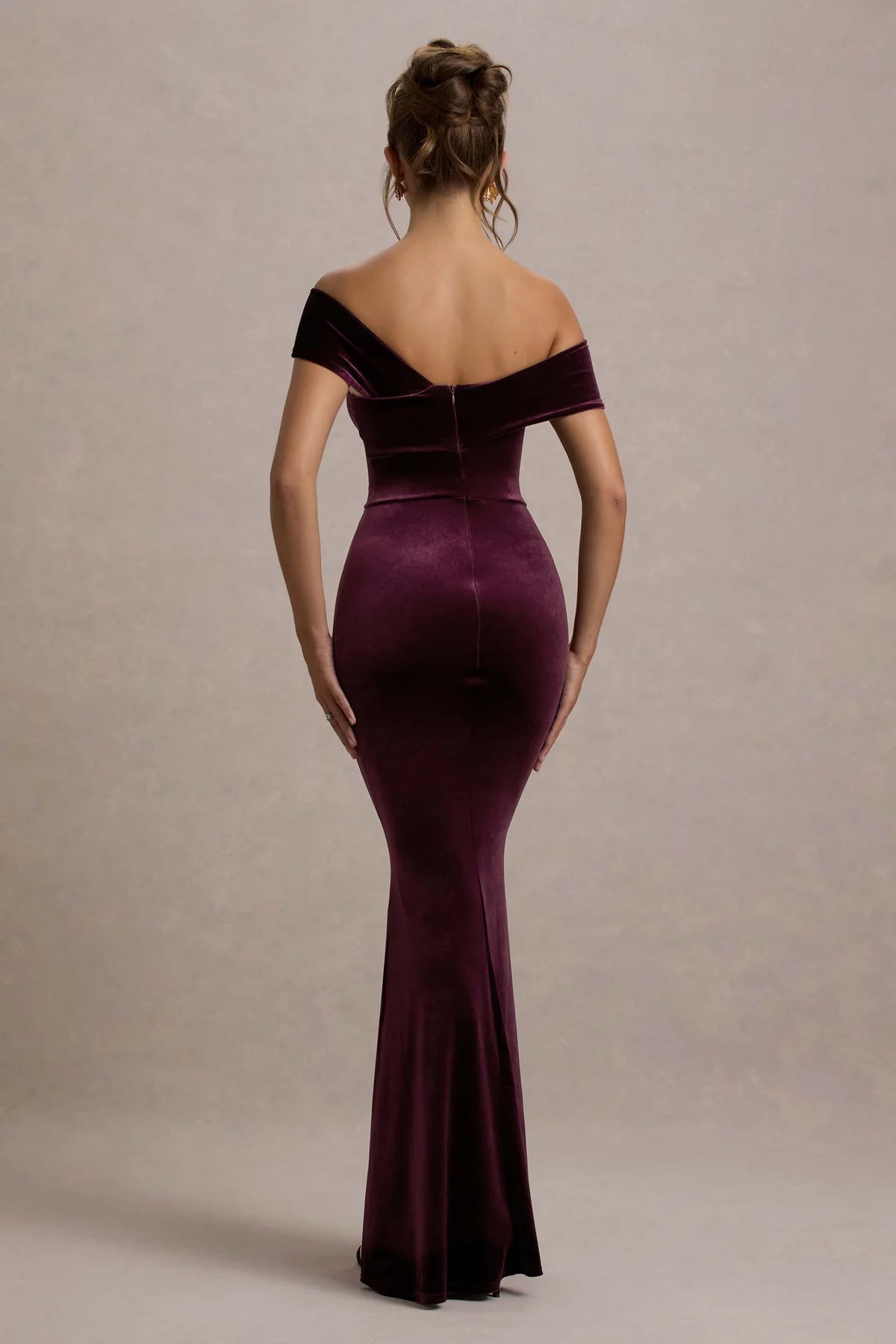 Rochie Velour Amethyst din Catifea