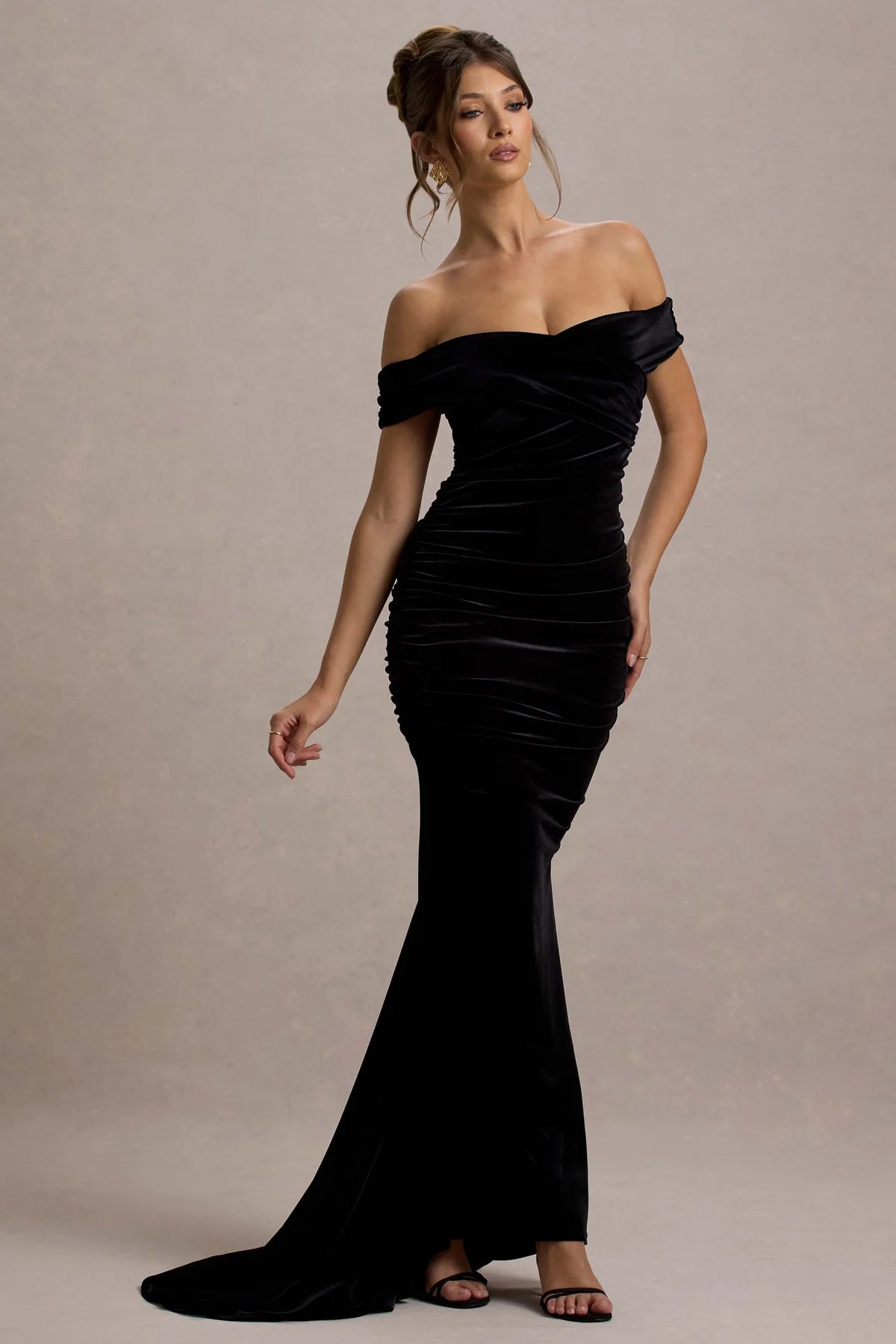 Rochie Allure din catifea, diverse nuante