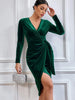 Rochie Meghan, Super-Soft Velvet, Various Colors