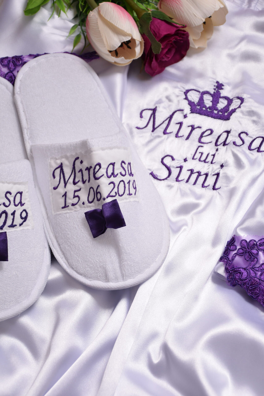 Papuci pentru Mireasa, Confortable Luxury Design, Orchid Purple