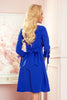 Load image into Gallery viewer, Rochie Melanie, Silky Satin Fabric, Electric Blue