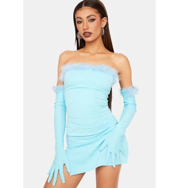 Rochie baby 90s virginia, baby blue