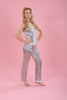Pijama Tiffany, Superiority Silky Satin, Metallic Silver