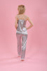 Load image into Gallery viewer, Pijama Tiffany, Superiority Silky Satin, Metallic Silver