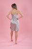 Load image into Gallery viewer, Martini Long Dress, Finest Quality Satin, Metallic Silver