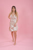 Martini Long Dress, Finest Quality Satin, Shiny Gold