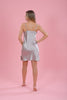 Rochia Martini, Easy Cocktail Dress, Silver Effect