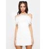 Rochie Angel Wild Babe Strapless Mini, Snow White