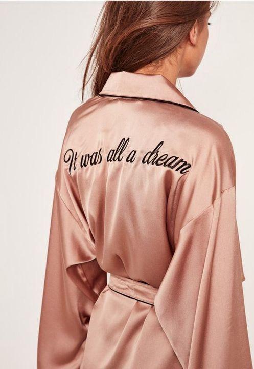 Kimono celine din satin, superior quality satin, mulberry pink