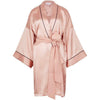 Kimono Celine din Satin, Superior Quality Satin, Mulberry Pink
