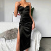 Rochie Chantal, Precious Satin, Midnight Black
