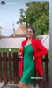 Martini Summer Dress, Finest Silky Satin Fabric
