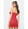 Load image into Gallery viewer, Rochie Angel Wild Babe Strapless Mini, Bloody Red