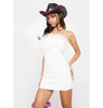 Rochie Angel Wild Babe Strapless Mini, Snow White