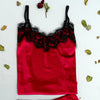 Load image into Gallery viewer, Set Kylie din Catifea,  Super-Soft Velvet, Imperial Red