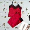 Load image into Gallery viewer, Set Kylie din Catifea,  Super-Soft Velvet, Imperial Red