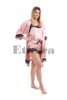 Austin Kimono, High Quality Satin, Dusty Pink