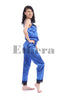 Load image into Gallery viewer, Pijama Belle Chic, Shiny Satin Fabric, Royal Blue