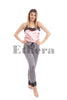 Pijama Scarlet Stripe, Finest Satin Fabric, Dusty Pink
